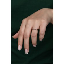 Papatya Silver Gümüş Prenses Yüzük. Renkli Taşlı Ayarlanabilir Ölçü. Altın Kaplama 925 Ayar Gümüş