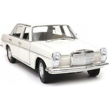 Nostaljik Lezzetler Çek-Bırak Model Araba Mercedes 220 Beyaz Otomobil