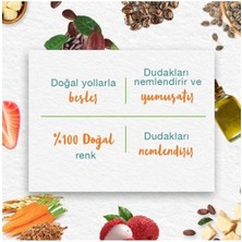 Himalaya Parlatıcı Dudak Kremi, Çilek, Nemlendirici, %100 Doğal Renk, Silikon İçermez, 4,5 gr