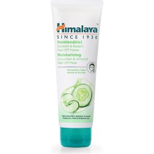 Himalaya Peeling Etkili Nemlendirici Yüz Maskesi, Badem, Salatalık, Parabensiz, Normal ve Kuru Ciltler, 75 ml