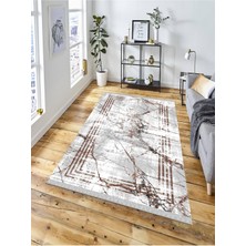 Dekoratif Kaymaz Taban Yıkanabilir Modern Halı DELÜX-1024