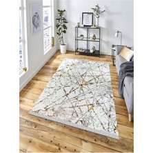 Dekoratif Kaymaz Taban Yıkanabilir Modern Halı DELÜX-5019