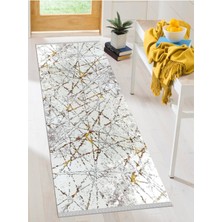 Dekoratif Kaymaz Taban Yıkanabilir Modern Halı DELÜX-5019
