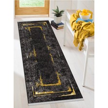 Dekoratif Kaymaz Taban Yıkanabilir Modern Halı DELÜX-5035