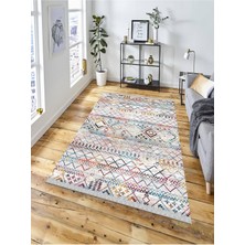 Dekoratif Kaymaz Taban Yıkanabilir Modern Halı DELÜX-6089