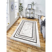 Dekoratif Kaymaz Taban Yıkanabilir Modern Halı DELÜX-5048