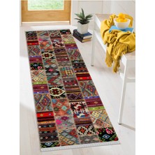 Dekoratif Kaymaz Taban Yıkanabilir Modern Halı DELÜX-5056