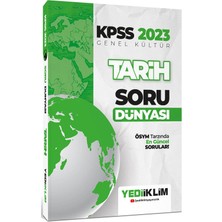 Yediiklim Yayınları KPSS 2023 Genel Kültür Tarih Soru Dünyası