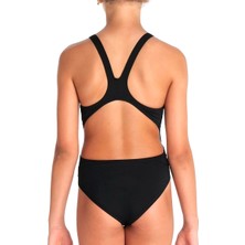 Arena Team Swimsuit Swim Tech Solid Çocuk Siyah Yüzücü Mayosu 004764550