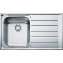 Franke Neptun Nex 611 Inox Tezgah Üstü Sağ Damlalıklı Paslanmaz Çelik Eviye