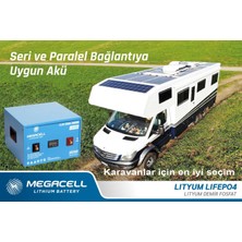 Megacell 12,8V-150 Ah Lityum Demir Fosfat Akü - Lifepo4