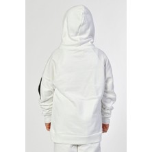 Noori Kapüşonlu Erkek Çocuk Sweatshirt  - Beyaz Beyaz - 10-12 Yaş