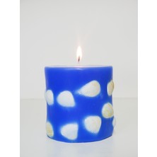 Missi Marin 9x9 Mavi Deniz Kabuklu Mum