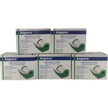 Aspore Green Aspore Tıbbi Kağıt Flaster 2,5 cm x 5 mt 5 Adet