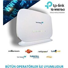Türk Telekom Modemi TD-W9970 300MBPS Kablosuz USB Vdsl2/adsl/2 Modem Router (Capex) TD-W9970