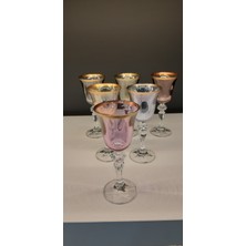 Banquet Crystal by Bohemia Renkli Kahve Yanı Bardağı