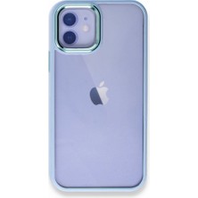 FitCase iPhone 12 / 12 Pro Kılıf Luna Lens Kamera Çerçeveli Silikon Kapak