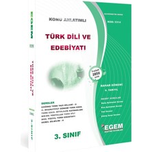 Egem Eğitim Yayınları Açık Öğretim (AÖF) Türk Dili ve Edebiyatı 2 ve 3. Sınıf Güz ve Bahar Dönemi Konu ve Soru Set