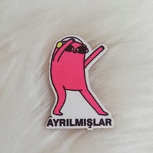 Dream Butik Ahşap Broş Ayrılmışlar