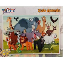 Witty Puzzlezz 100 Parça Puzzle: Sevimli Hayvanlar