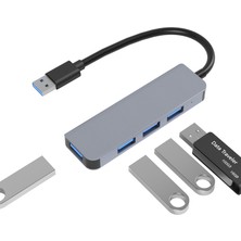 Ada USB 3.0 Dördü Bir Arada Yerleştirme Dizüstü Bilgisayar Hub (Yurt Dışından)