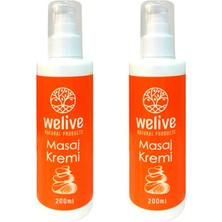 Welive Masaj Kremi( 2X200 ml )