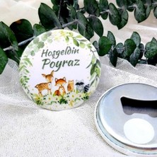 Hayaller Dükkanı 15 Adet Ceylan Baskılı Kız Bebek Açacak Magnet Lik