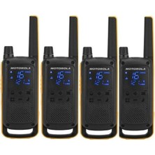 Motorola T82 Extreme Quadpack 4 Adet Pmr Telsiz Resmi Ithalatçı Garantili Kulaklık Hediyeli ve  FİRMAMIZ SERVİS GARANTİLİ