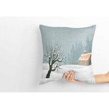 Firuz Ev Tekstil Çift Taraflı Dijital Baskılı Kırlent Kılıfı 4'lü Set -08