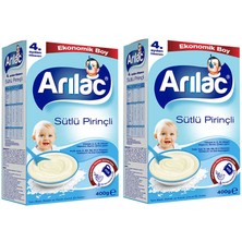 Arılac Sütlü Pirinçli Kaşık Maması 400 G 2li
