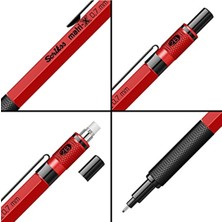 Scrikss Office Matri-X  Versatil 0.7 mm Kırmızı