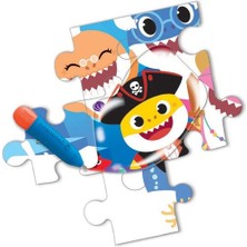 Clementoni - 15 Parça Water Magic Frame Puzzle - Baby Shark 22241