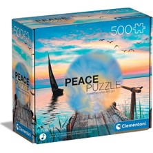 Clementoni - 500 Parça Peace Puzzle Yetişkin Puzzle - Peaceful Wind 35121