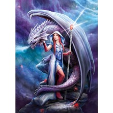 Clementoni - 1000 Parça Anne Stokes Yetişkin Puzzle - Dragon Mage 39525