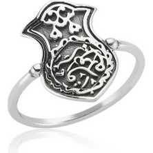 Gumush Gümüş Kademi Şerif Bayan Yüzük