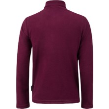 2AS Potra Yarım Fermuarlı Çocuk Polar Sweatshirt Mor