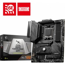 MSI MAG B650 TOMAHAWK WIFI AM5 DDR5 6600MHZ(OC)  HDMI DP M.2 USB3.2 2.5G LAN WIFI 6E ATX