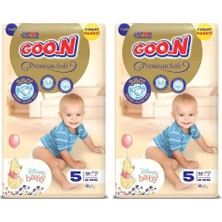 Goon Premium Soft Bant Bebek Bezi 5 Numara Aylık Paket 52'li x 2 Adet