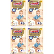 Goon Premium Soft Bant Bebek Bezi 5 Numara Aylık Paket 52'li x 4 Adet