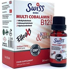 Swiss Bork Multi Cobalamin B12 Dilaltı Sprey 20 Ml