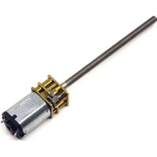 Sanec N20 Pololu 6V 500 Rpm Mini Dc Motor Elektrikli Dişli Kutu Uzun Şaft