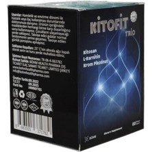 Dietary Supplement Kitofit Trio (Kitosan, L-Karnitin, Krom Pikolinat) 60 Kapsül