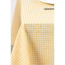 Sofra Bezi Diyarı Piti Kareli Sarı Masa Örtüsü, Sofra Bezi, Piknik Örtüsü Pamuk