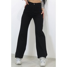 Livik Cep Detaylı Yüksek Bel 90's Wide Leg Jeans 