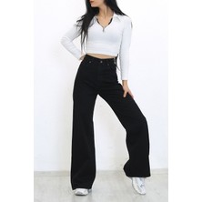 Trn JNS Cep Detaylı Yüksek Bel 90's Wide Leg Jeans 