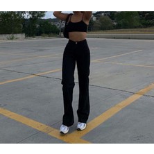 Trn JNS Yüksek Bel 90's Wide Leg Jeans
