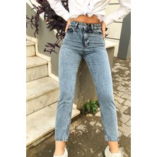 Livik Wilde Kar Yıkama Boyfriend Likralı Kot Pantolon