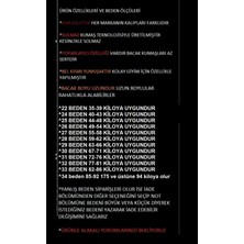 Trn JNS Likralı Süper Yüksek Bel Wide Leg Jean Salaş Geniş Paça Kot Pantolon (Süper Yüksek)