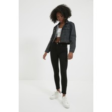 Livik Renk Vermez Kot Pantolon Solmaz  Skinny Jean (Toparlayıcı)