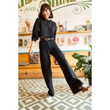 Trn JNS  salaş Süper Yüksek Bel Wide Leg Power Likralı Palazzo Jeans